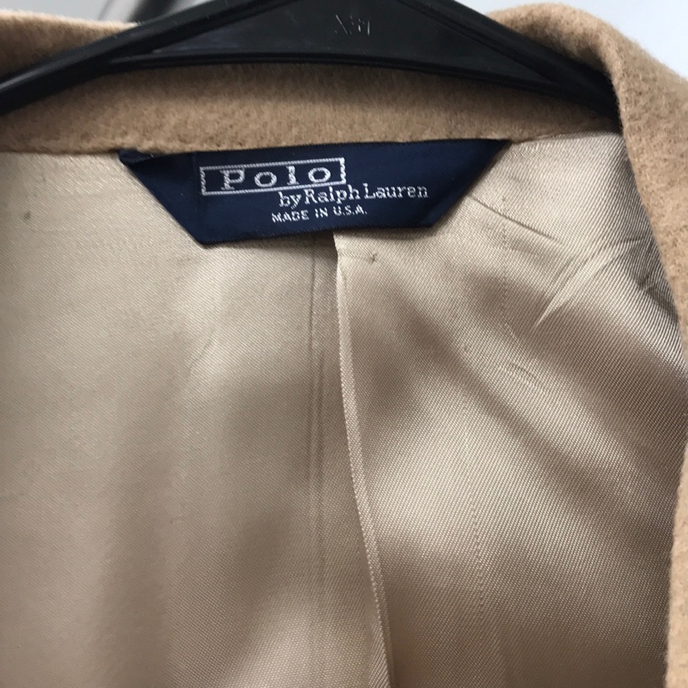 Polo 100% Camel hair Ralph Lauren blazer 44 long - Picture 2 of 11